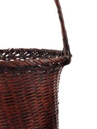 Two Japanese Bamboo Ikebana Baskets