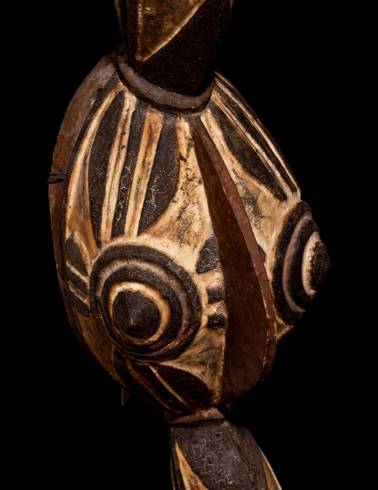 Four Mossi Wood Masks