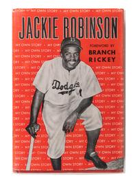 A Group of Five Books Authored By Or About Jackie Robinson,