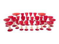 A Collection of Venetian Glass Table Articles