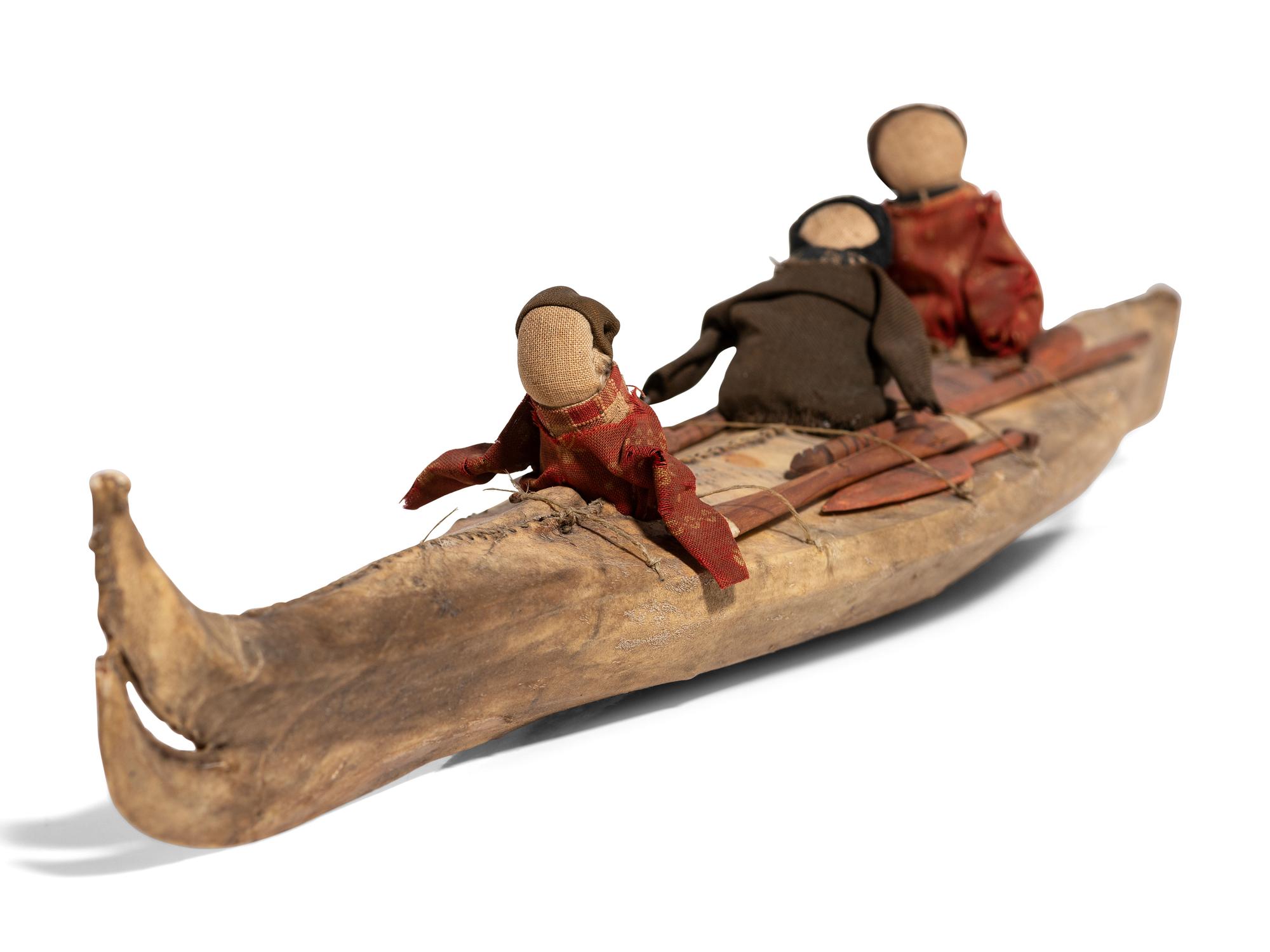 Arctic Sealskin Toy Kayak