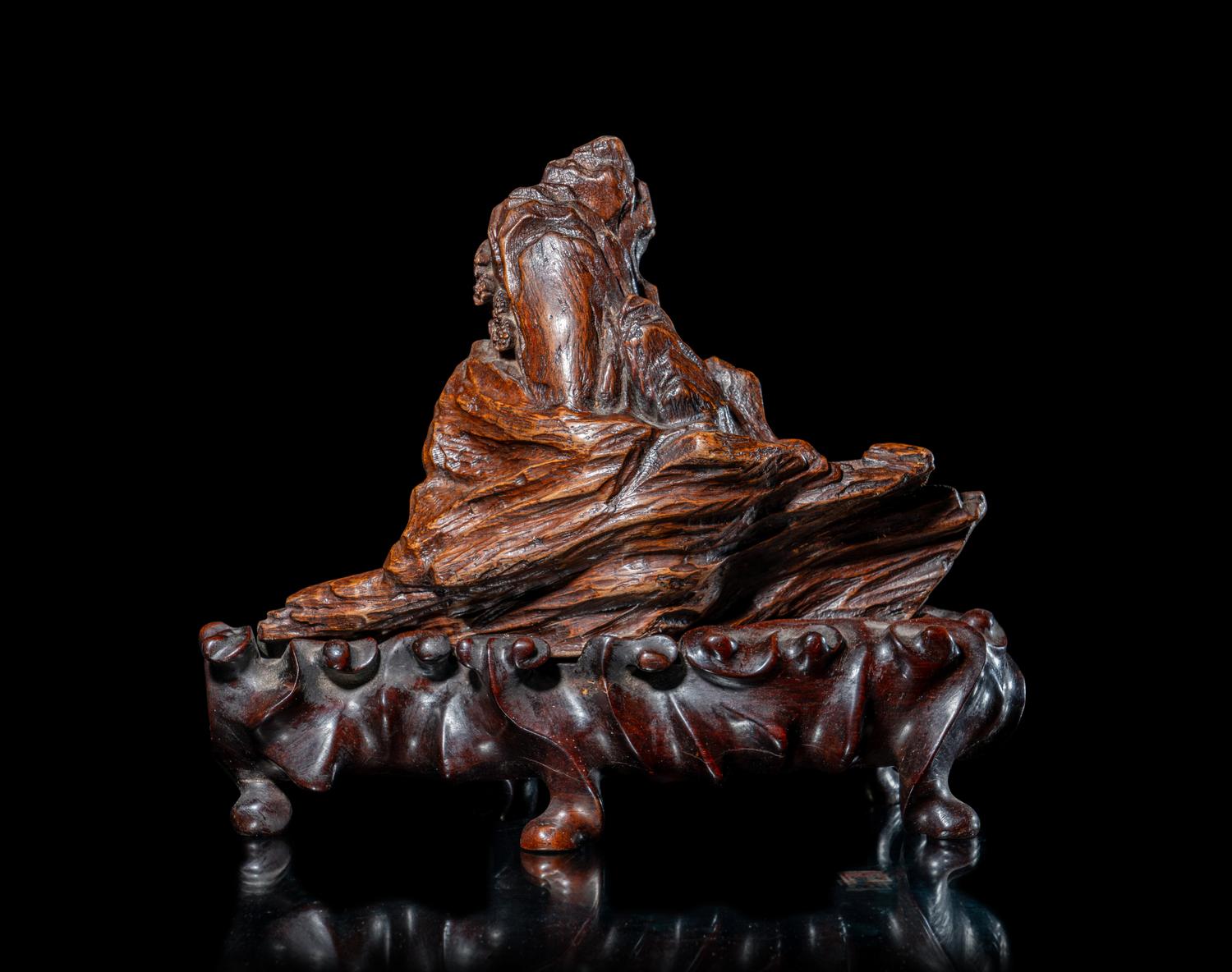 A Chinese Agarwood 'Mountain' Boulder