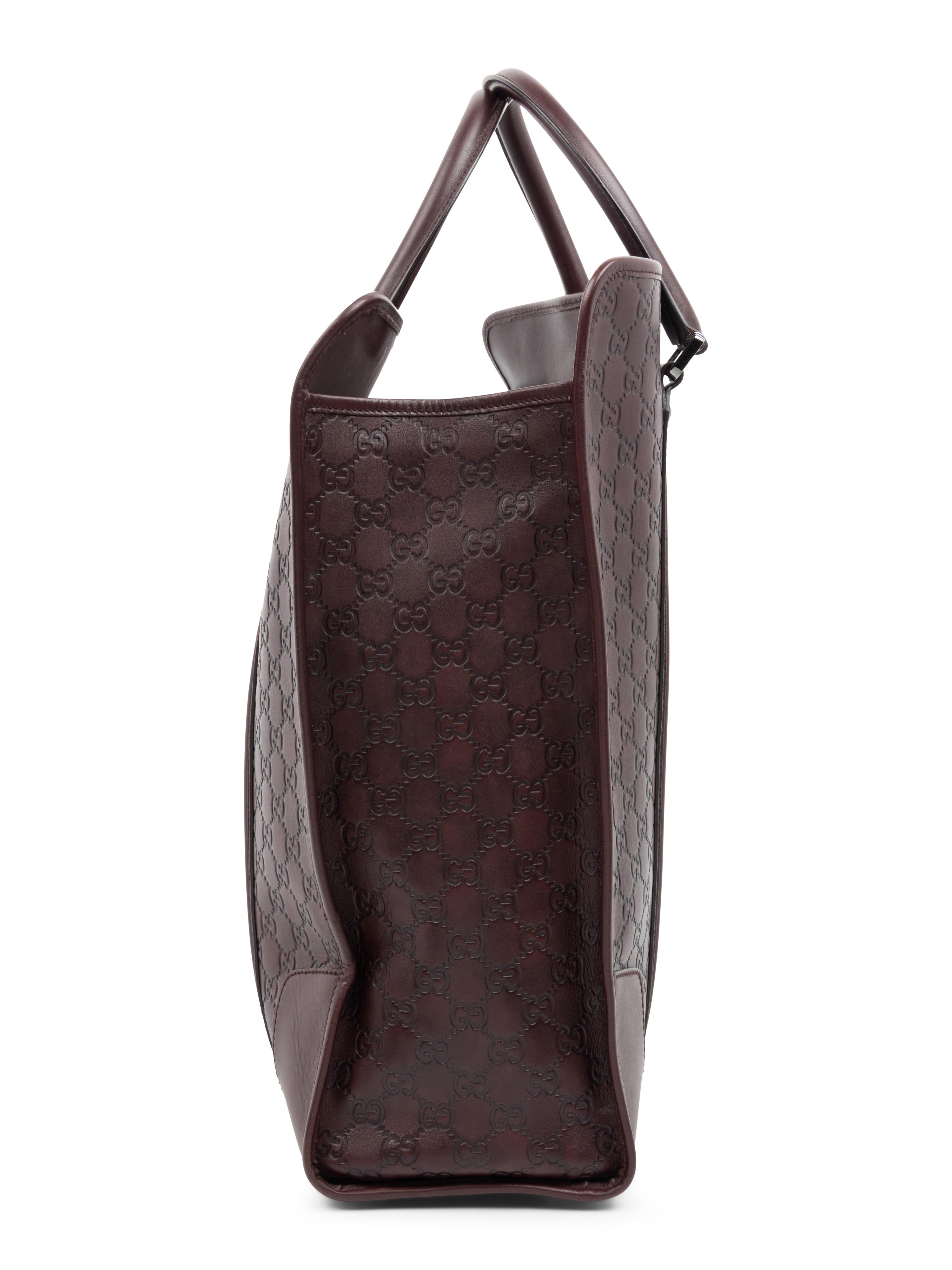 Gucci Guccissima Leather Large Travel Tote