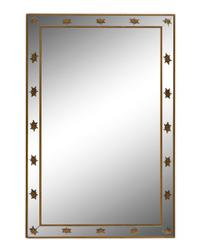 A Neoclassical Style Mirror with Gilt Metal Star Mounts. — 20TH CENTURY