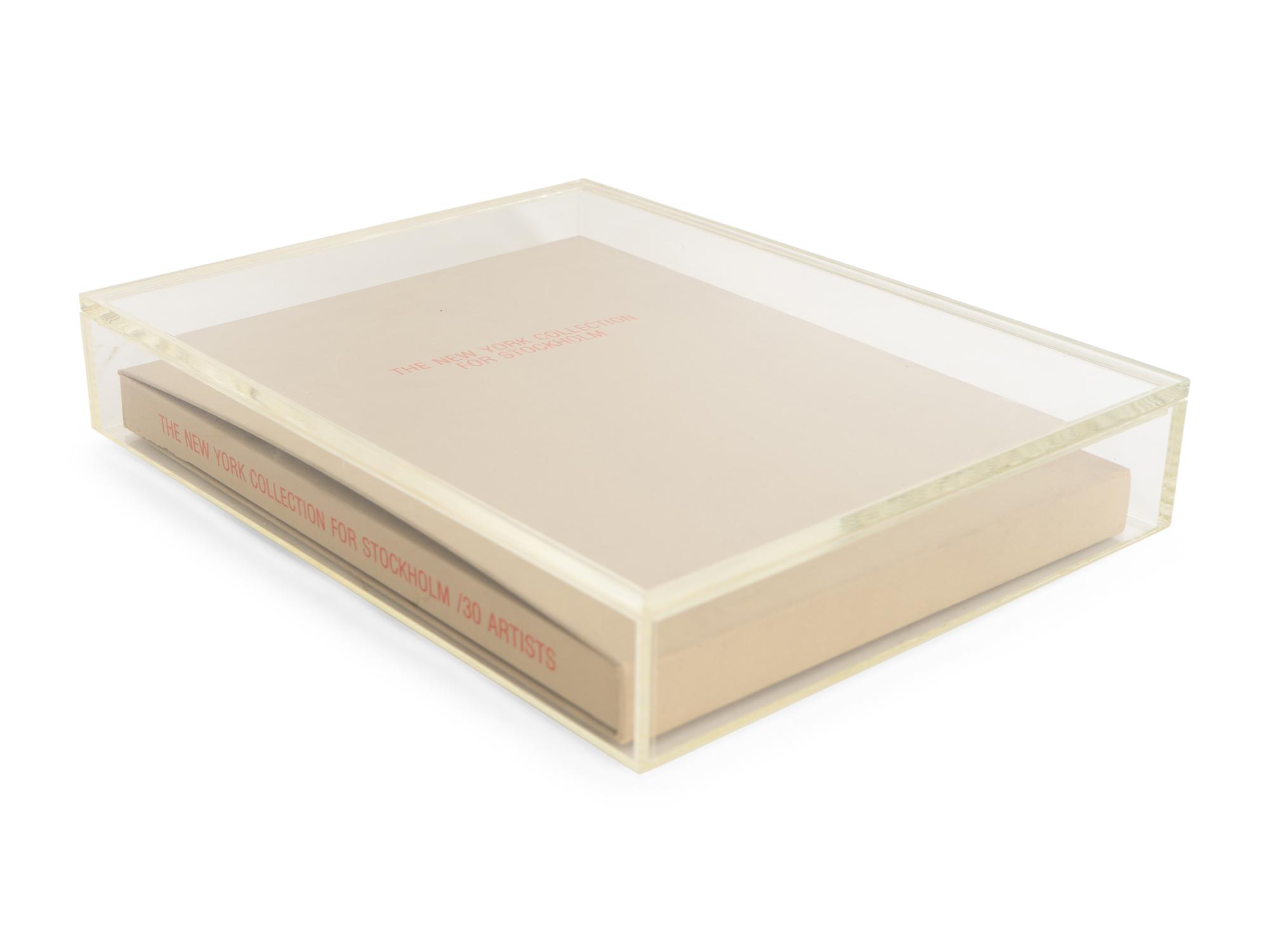 The New York Collection for Stockholm Portfolio , 1973 (complete portfolio of seventeen screenprints, nine lithographs, two lithographs with screenprint, one photocopy, one photograph (11 printed in colors))