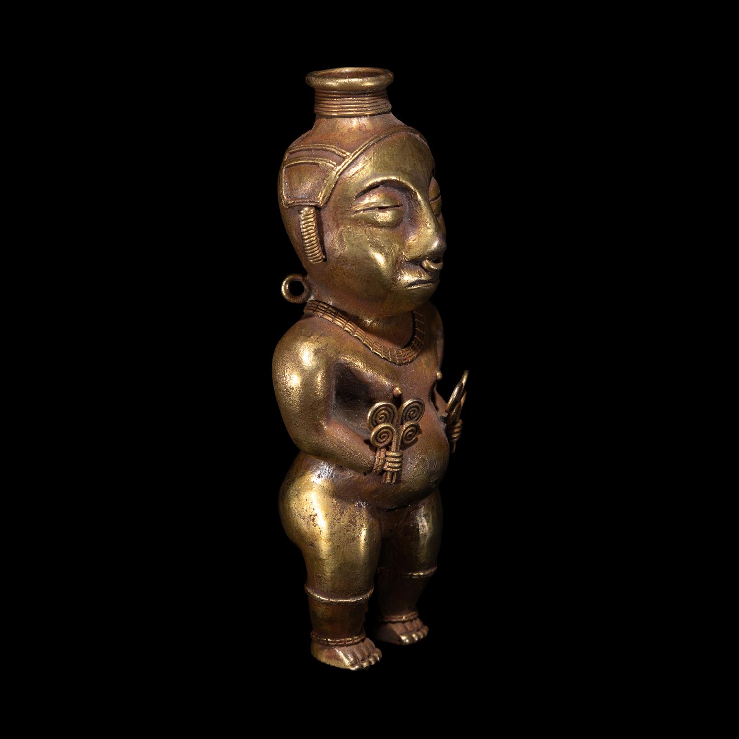 A Quimbaya Tumbaga Figure