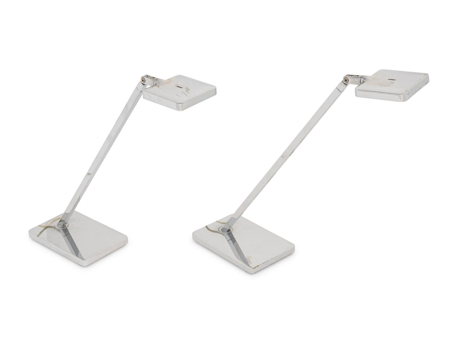 A Pair of Flos Mini Kelvin Desk Lamps