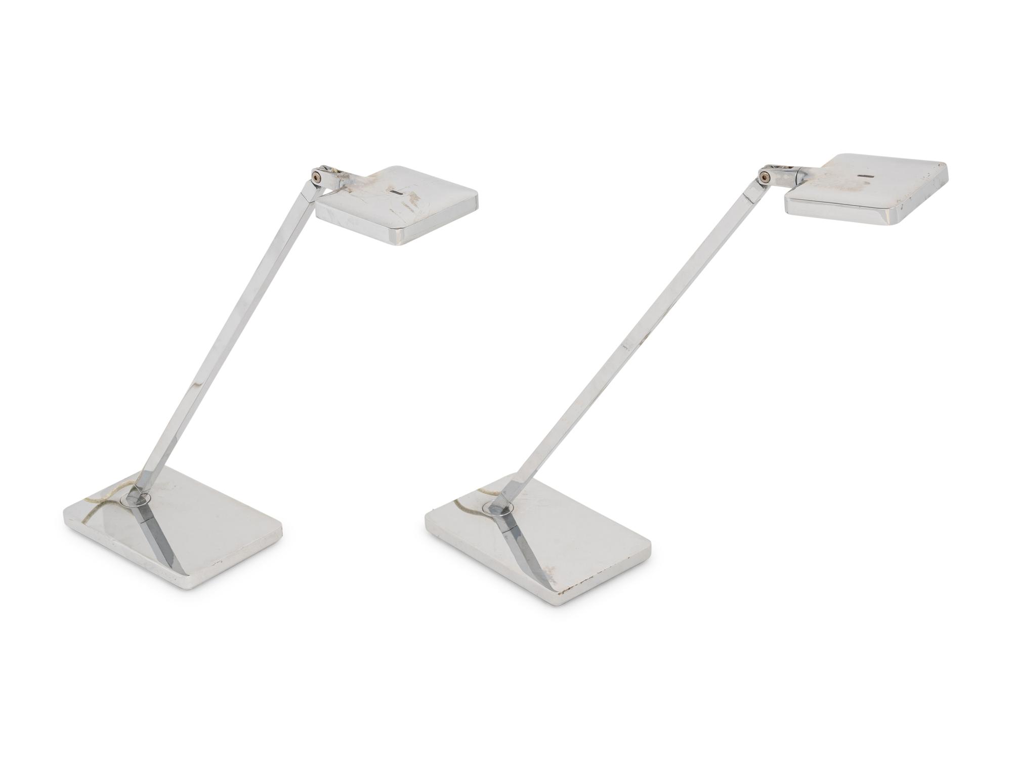 A Pair of Flos Mini Kelvin Desk Lamps