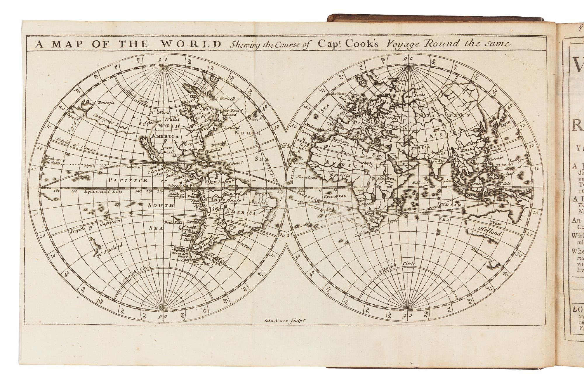 COOKE, Edward, Captain. A Voyage to the South Sea. London, 1712. FIRST EDITION.