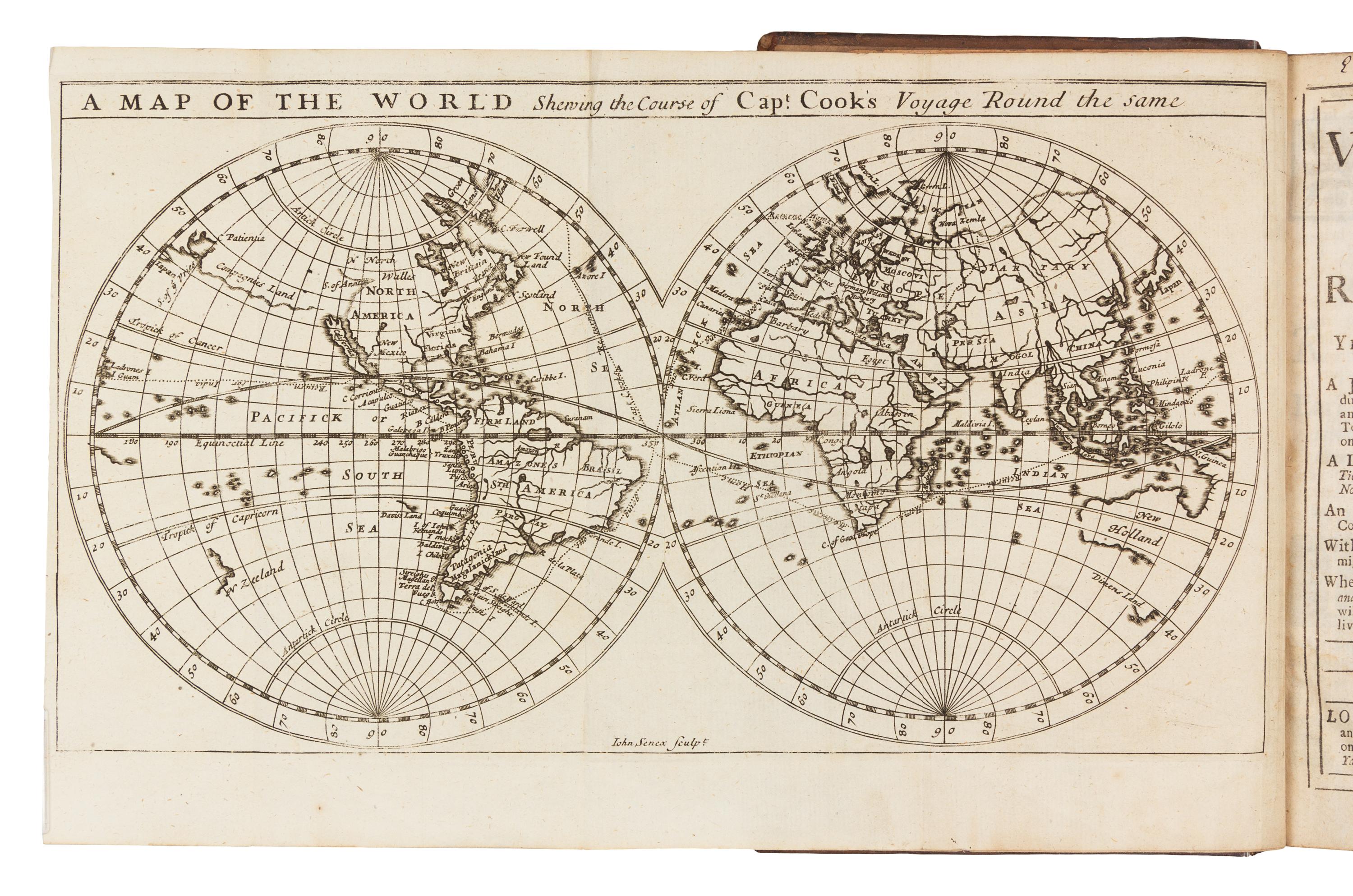 COOKE, Edward, Captain. A Voyage to the South Sea. London, 1712. FIRST EDITION.