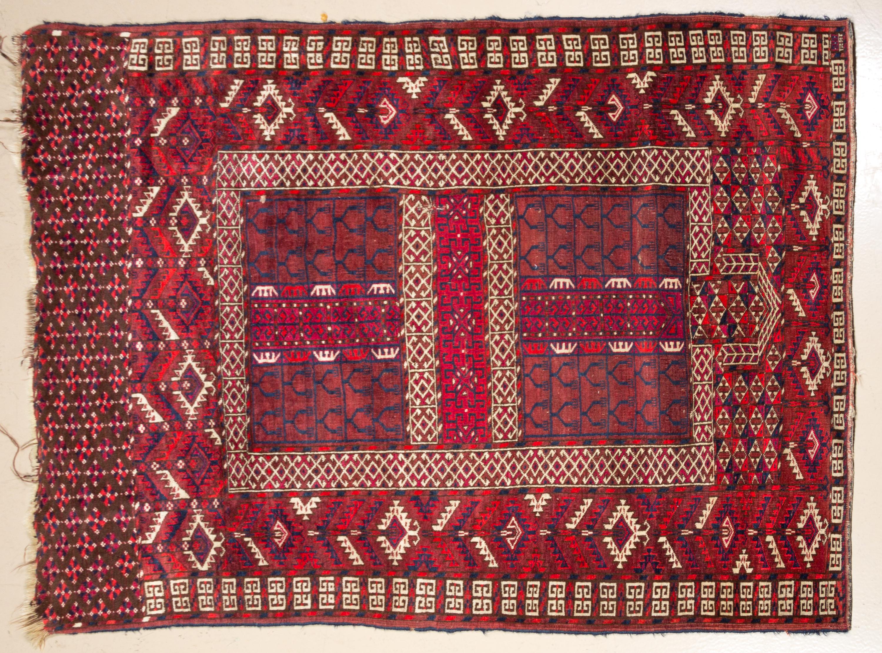 A Northwest Persian Wool Rug 5 feet 4 inches x 4 feet 1 1/2 inches.