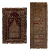 A Central Anatolian Prayer Rug and a Turkish Saph Rug