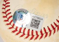 A Joe DiMaggio Single Signed Autograph Baseball (Beckett Authentication Services Hologram)