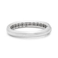 WHITE GOLD AND DIAMOND BANGLE BRACELET