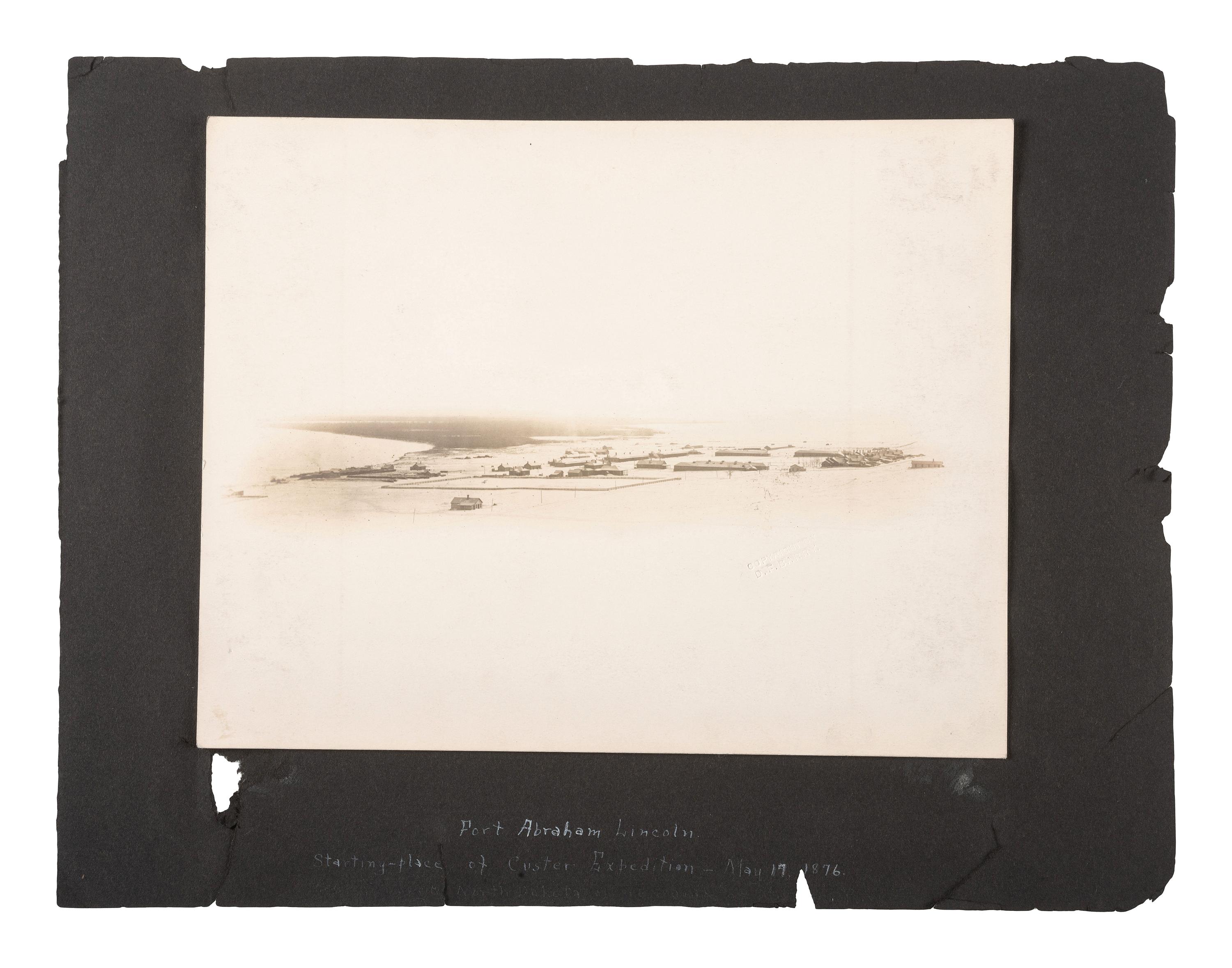 [NATIVE AMERICANS]. BARRY, David F. (1854-1934), photographer. A collection of 51 photographs of Native American subjects, George Armstrong Custer, and personalities and places associated with the Battle of Little Bighorn.