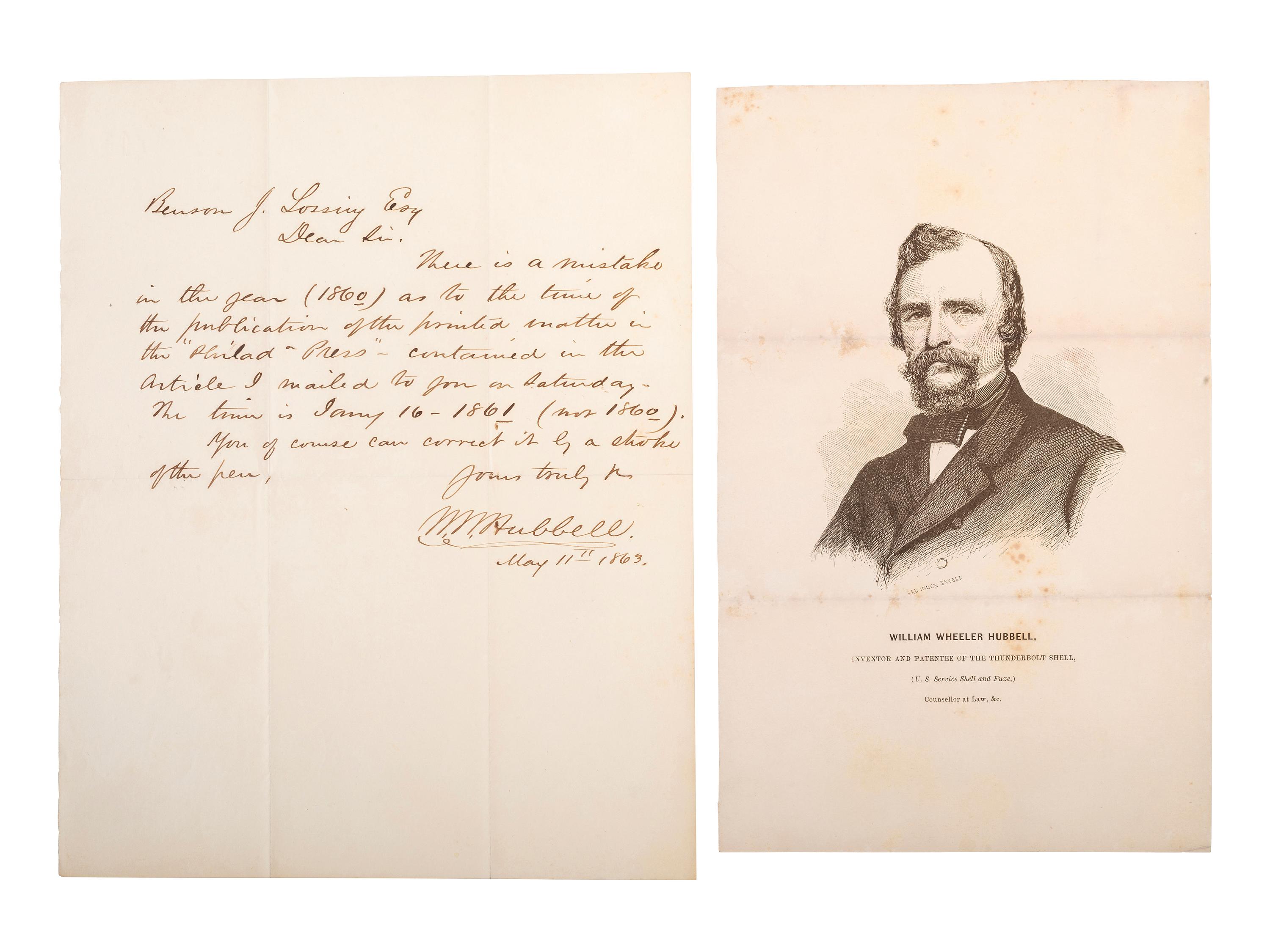 [CIVIL WAR - NAVY]. A group of documents related to artillery, mechanics, and gunboat specifications, including: