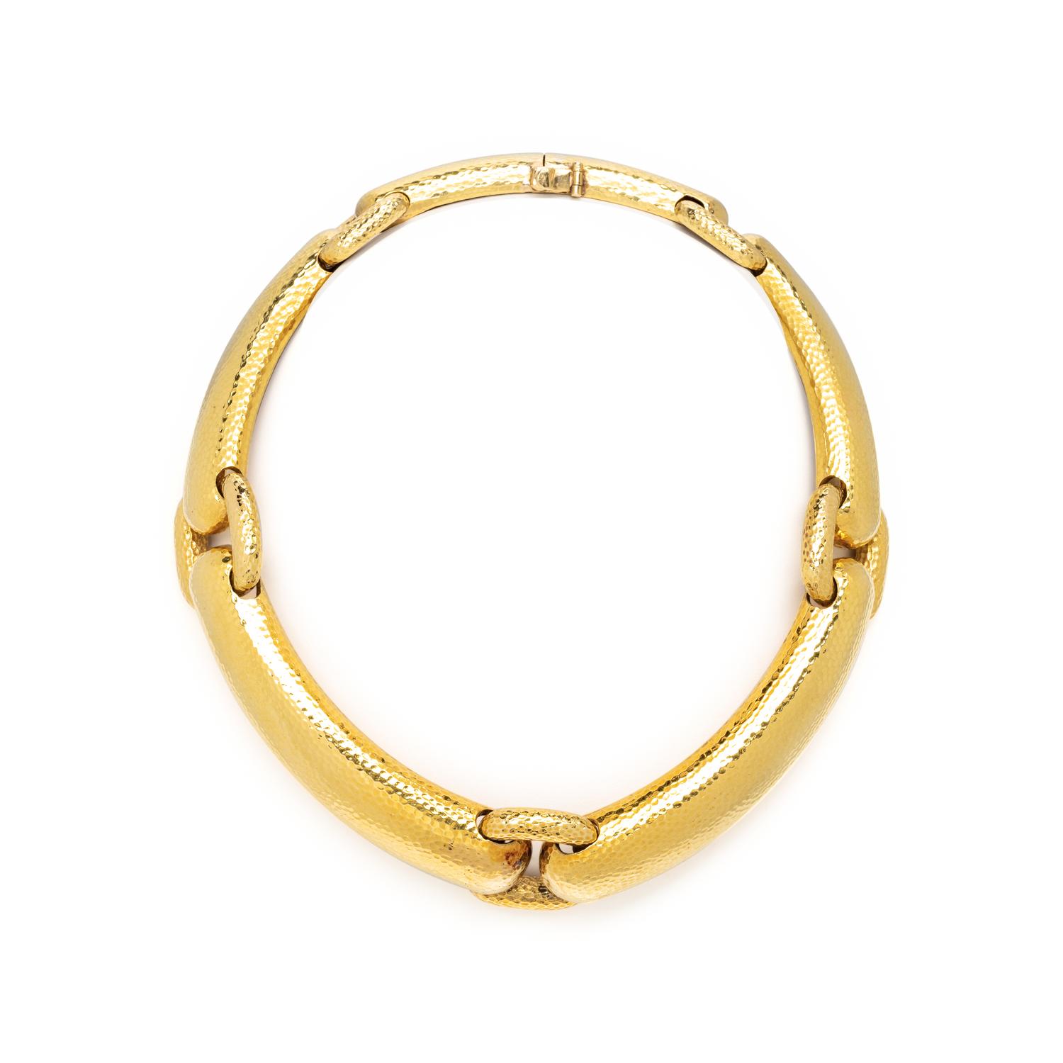 DAVID WEBB, YELLOW GOLD NECKLACE