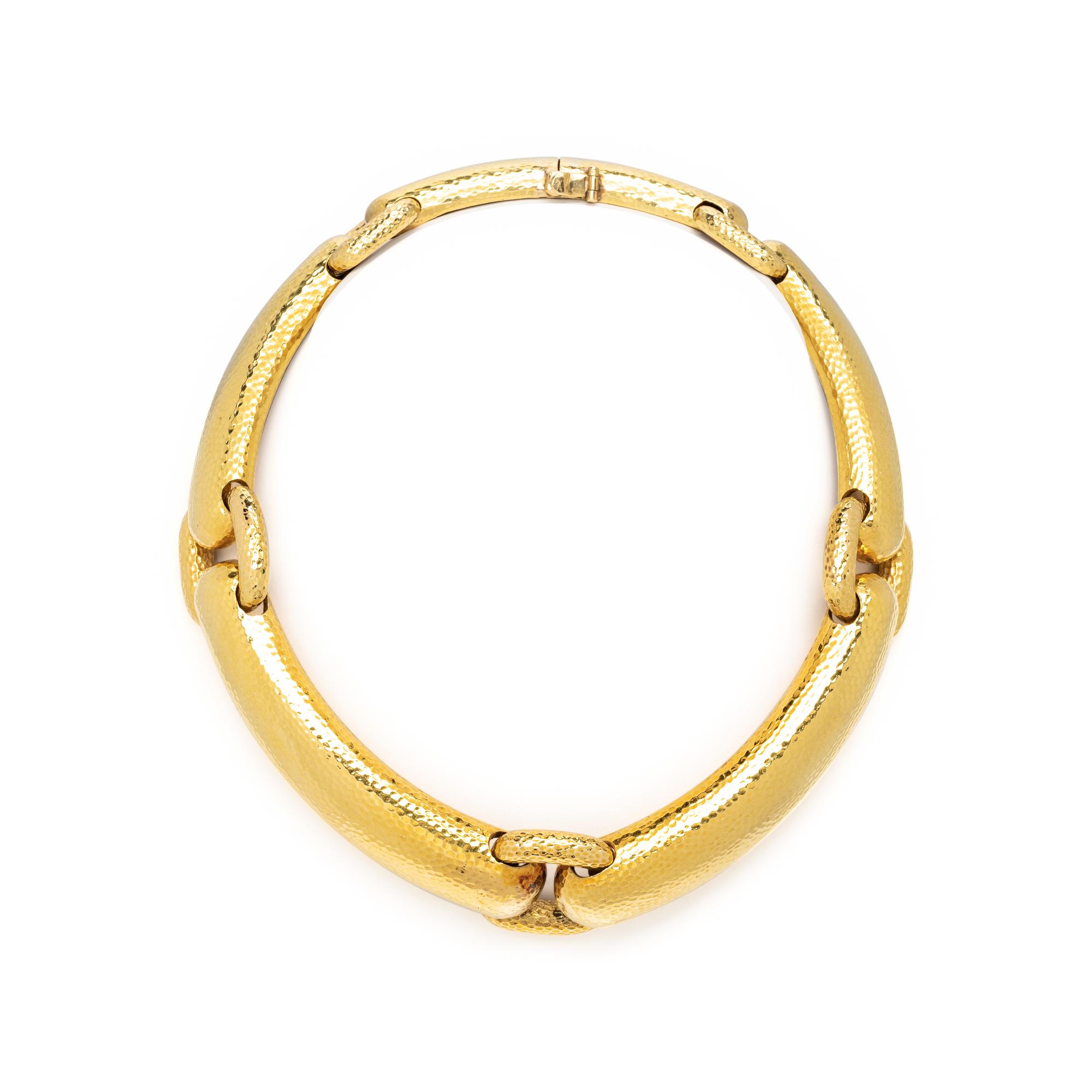 DAVID WEBB, YELLOW GOLD NECKLACE