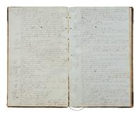 America in Manuscript Diary of Miss Louise St. John (1839-1938), including description of a visit to meet the Lincolns at the White House. Ithaca and New York City, New York, 1852-1867.