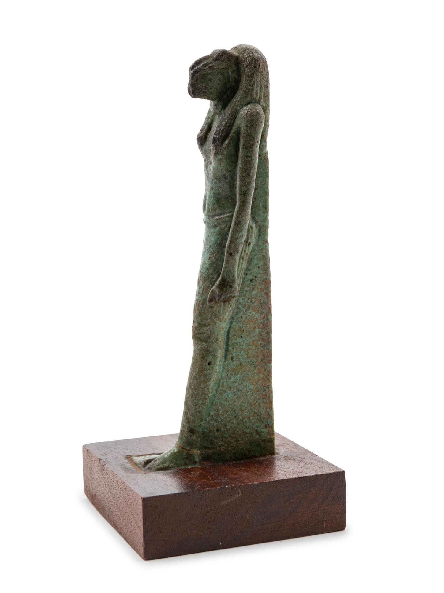 An Egyptian Faience Thoth