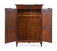 A French Provincial Carved Armoire