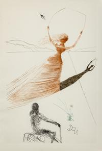 DALI, Salvador (1904-1989), illustrator. -- DODGSON, Charles Lutwidge (1832-1898). Alice in Wonderland. New York: W.U.C.U.A. and Maecenas Press - Random House, 1969.