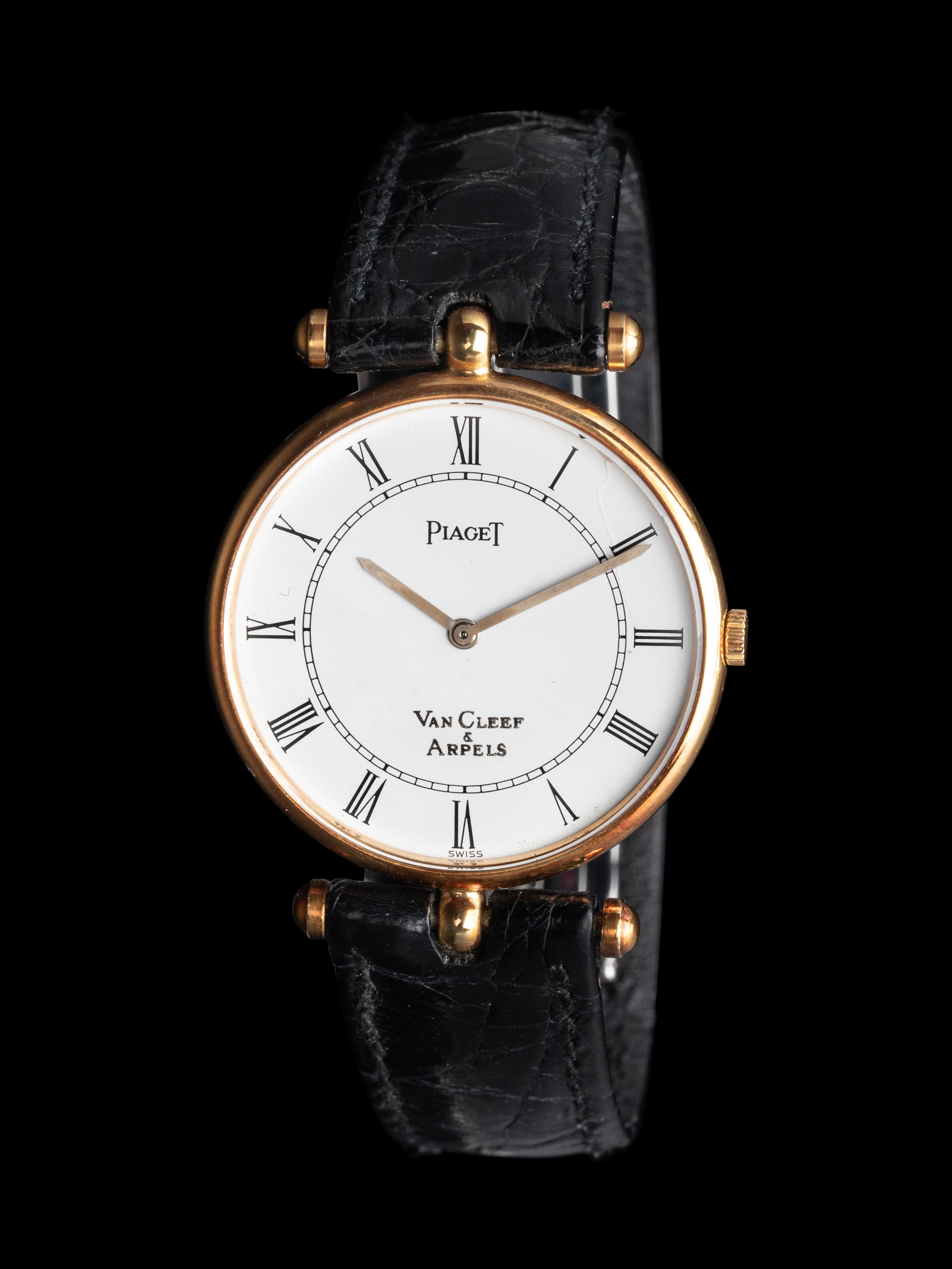 PIAGET FOR VAN CLEEF & ARPELS, 18K YELLOW GOLD WATCH
