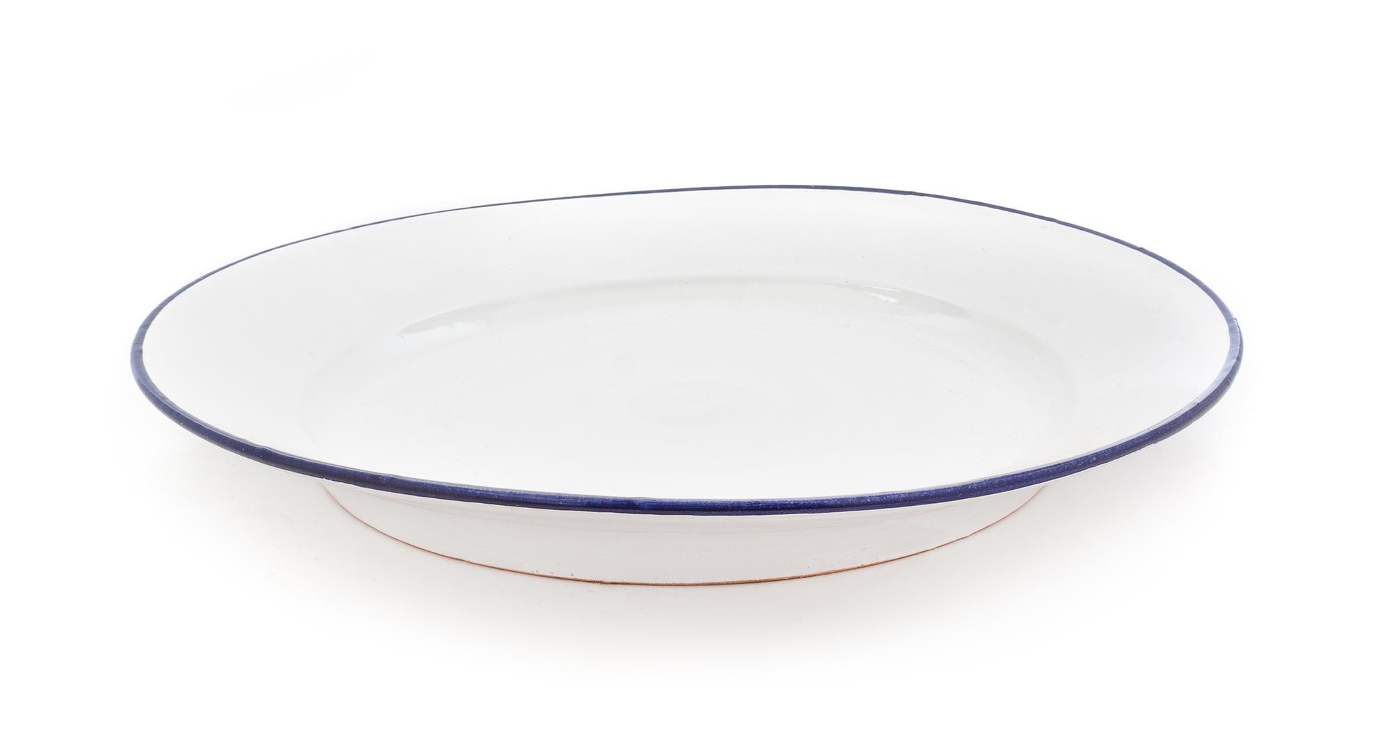 A Large Italian Faience Charger Diameter 21 3/8 inches. — 20TH CENTURY