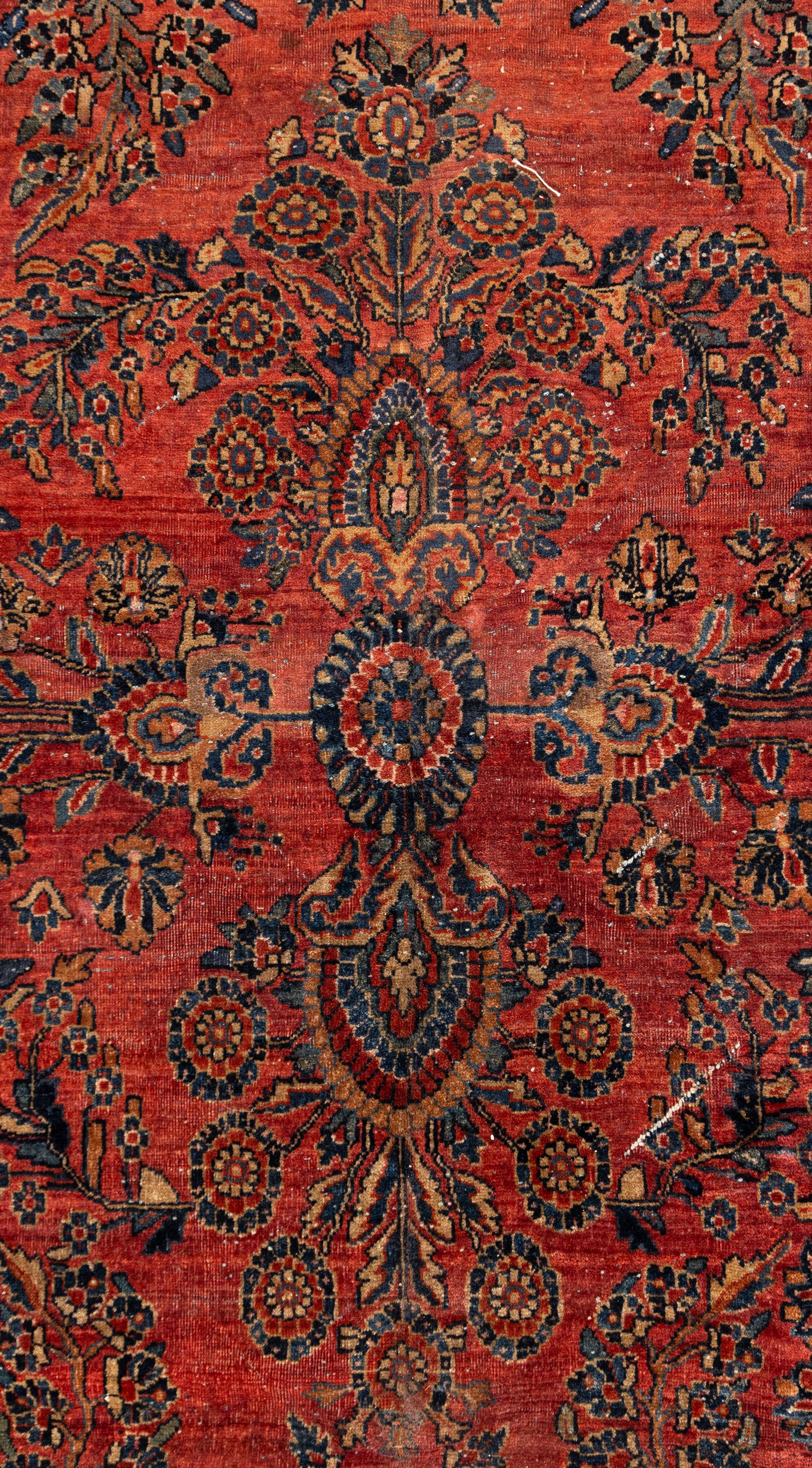 A Sarouk Wool Rug