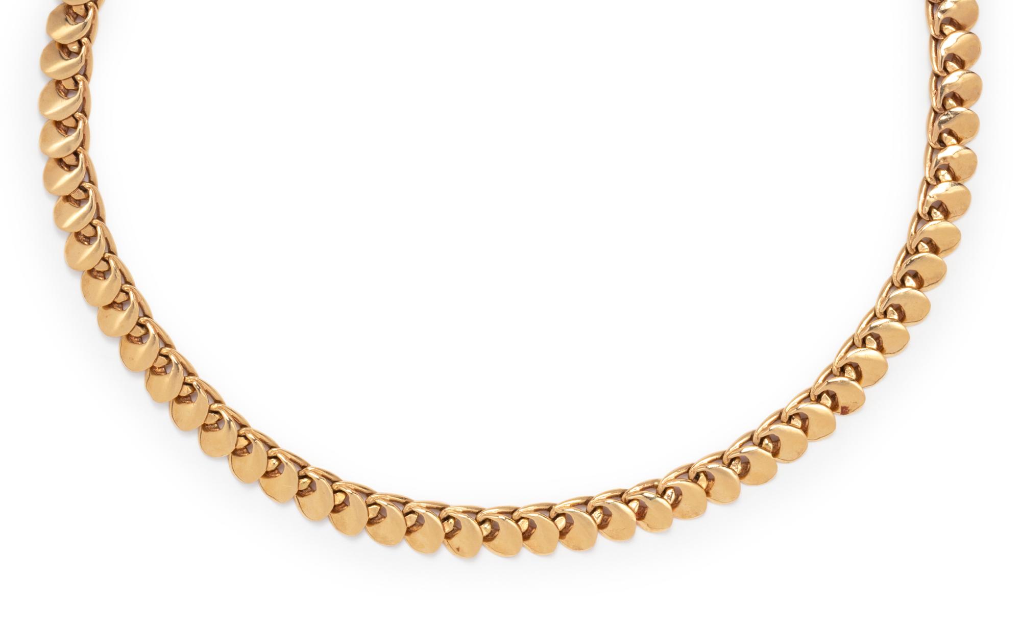 YELLOW GOLD NECKLACE