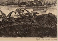A group of three American prints (Aaron Bohrod, Summertime ; Syd Browne, Along the Canal ; Samuel Chamberlain, Valley of the Var )