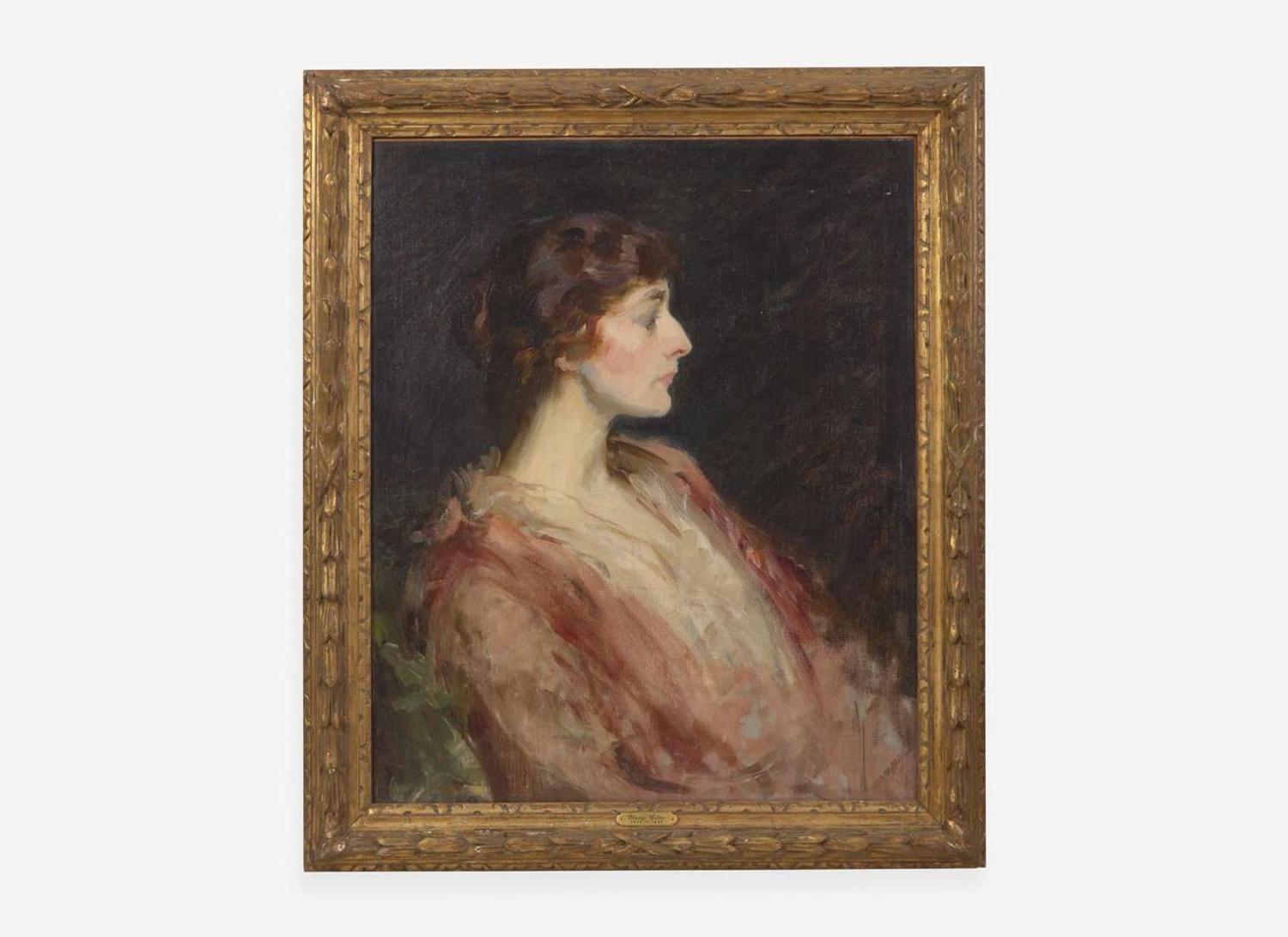 Gladys Lee Wiles (American, 1890–1984) - Profile of Miss De Guilbert