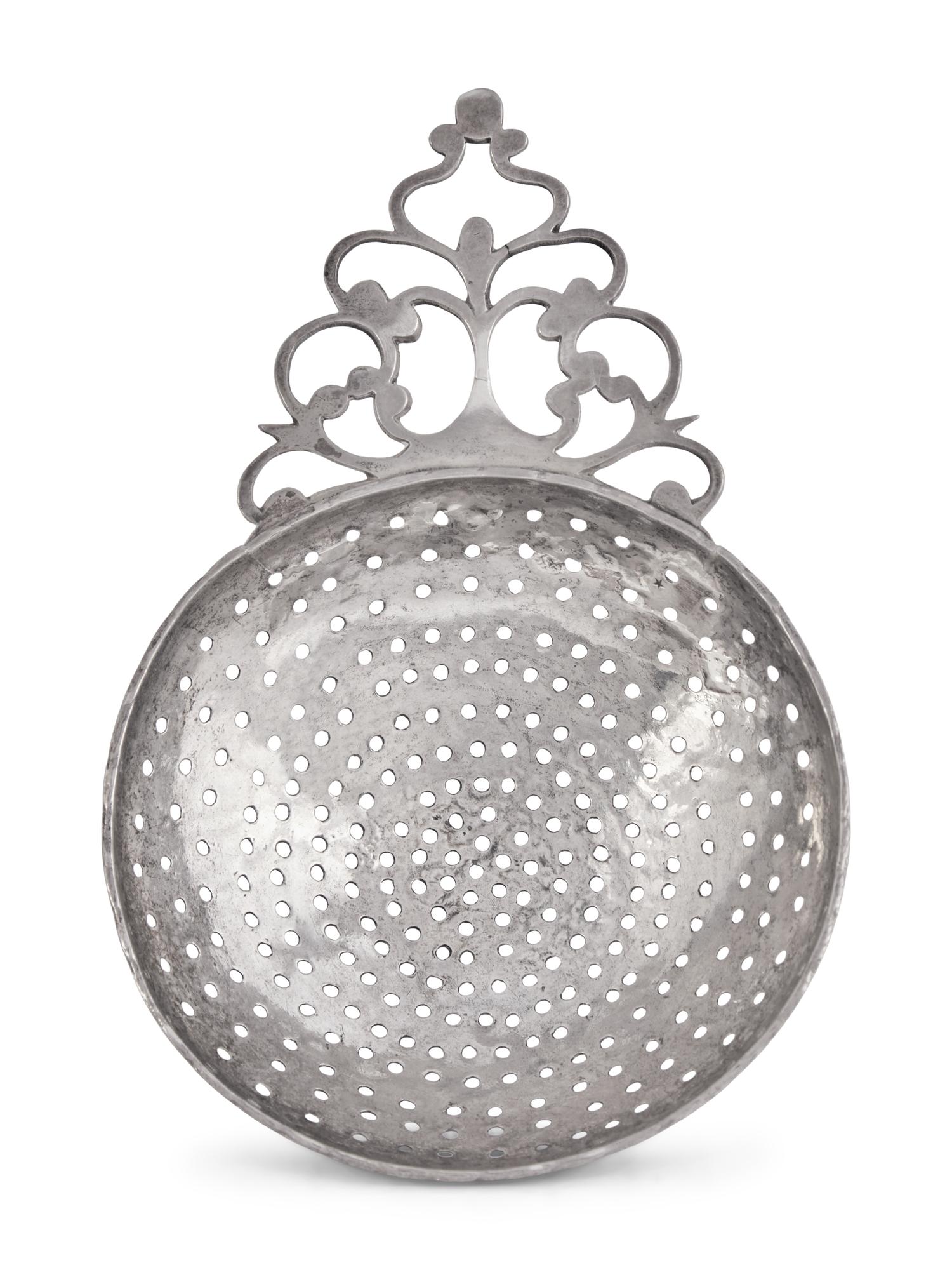 A Silver Tea Strainer