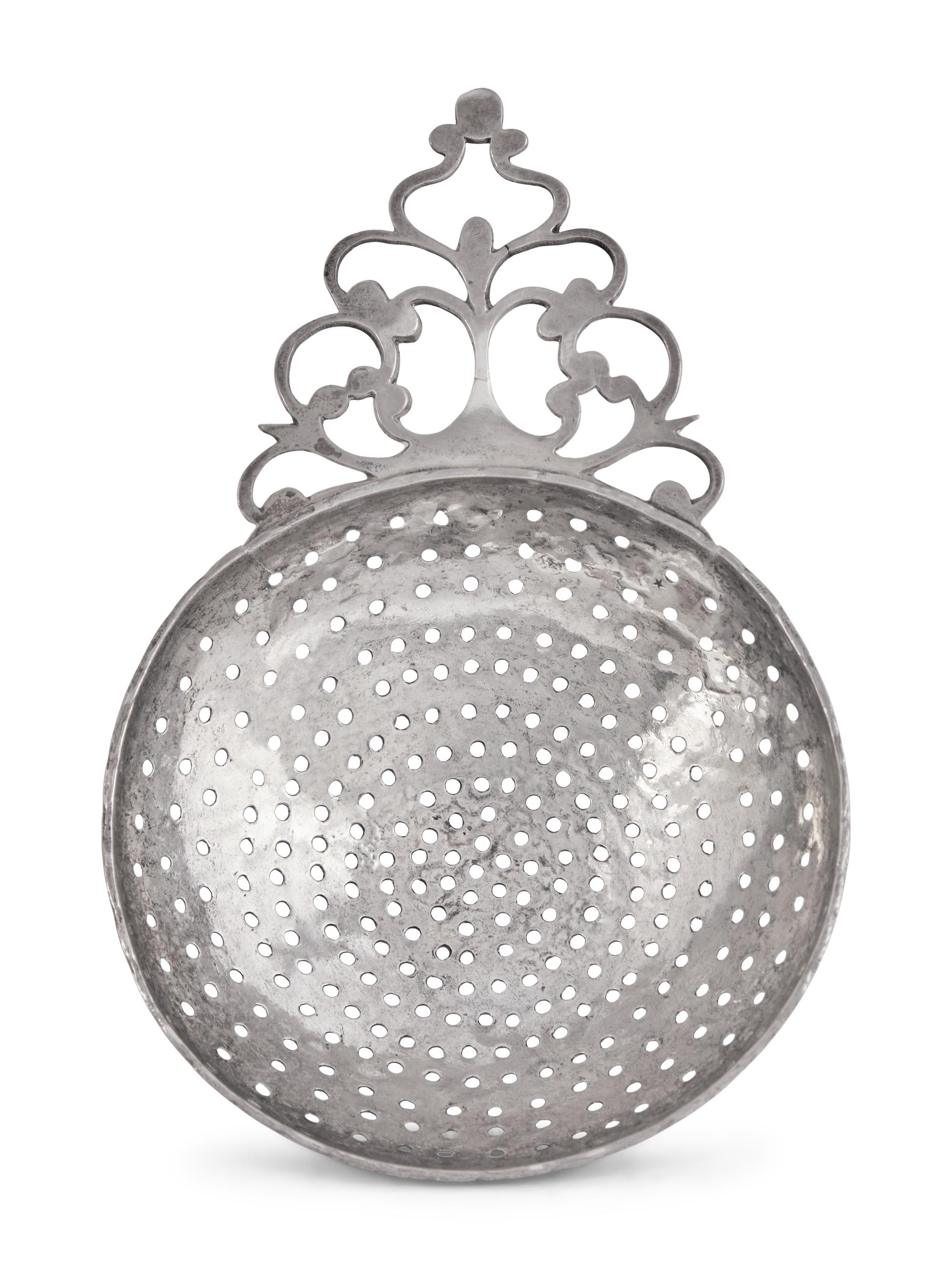 A Silver Tea Strainer