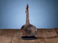 Eastern Woodlands Maple Ladle, with Swan Effigy