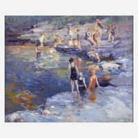 Emile Albert Gruppe (American, 1896–1978) Swimming Pool