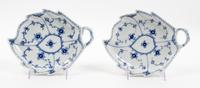 A Pair of Royal Copenhagen Dishes Length 9 inches. — SECOND HALF 20TH CENTURY