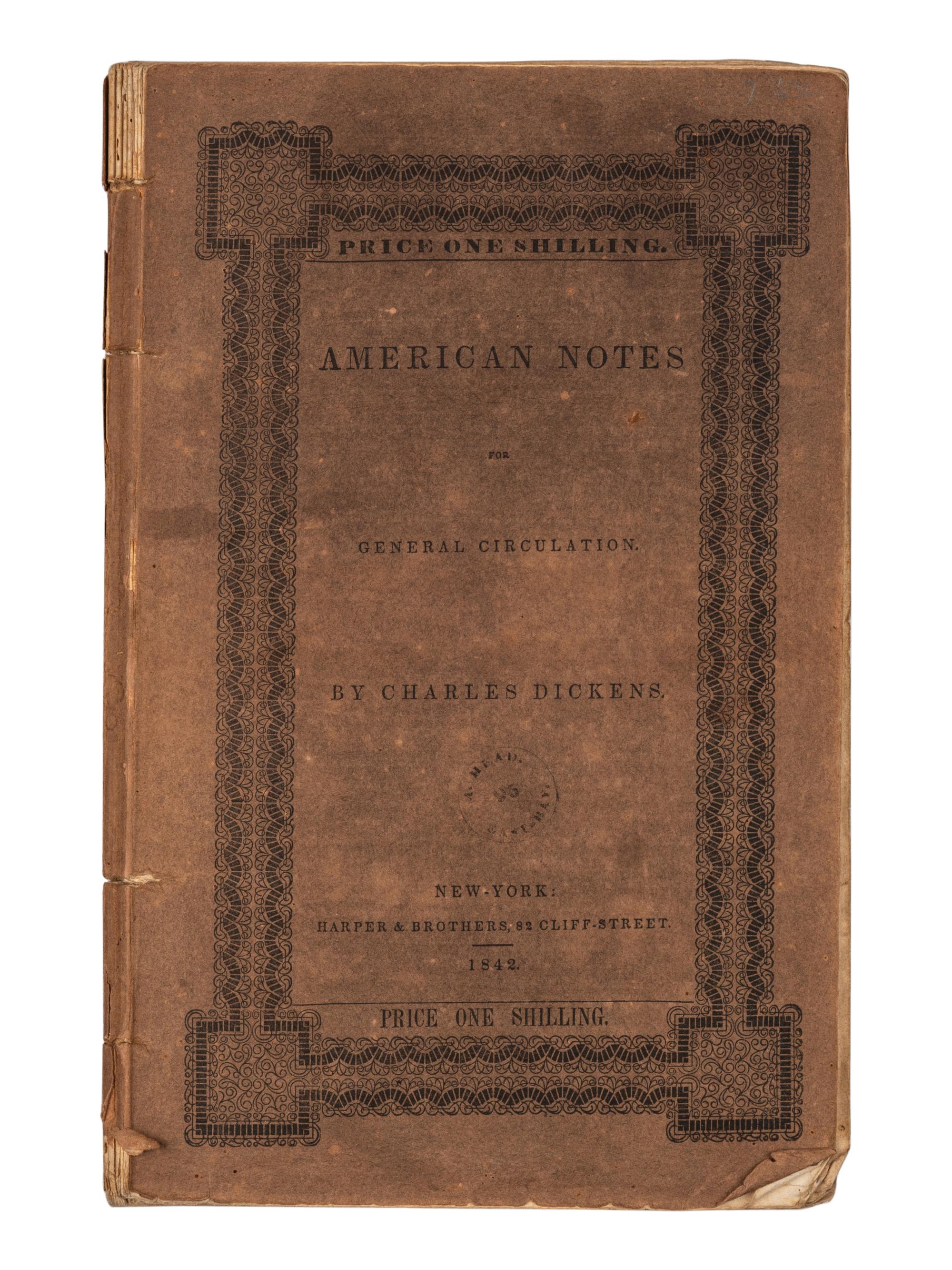 DICKENS, Charles (1812-1870). A group of 5 works, including: