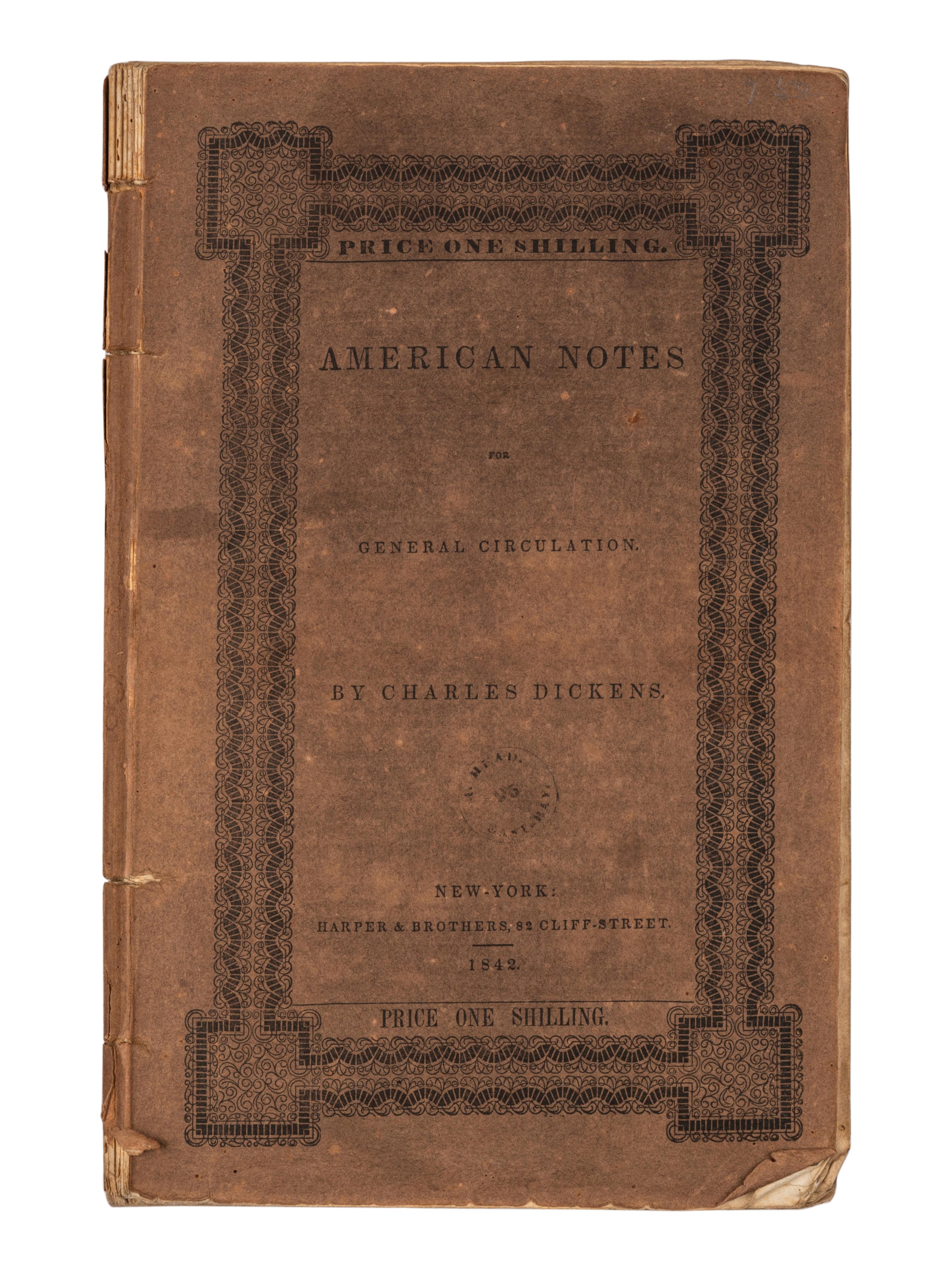 DICKENS, Charles (1812-1870). A group of 5 works, including: