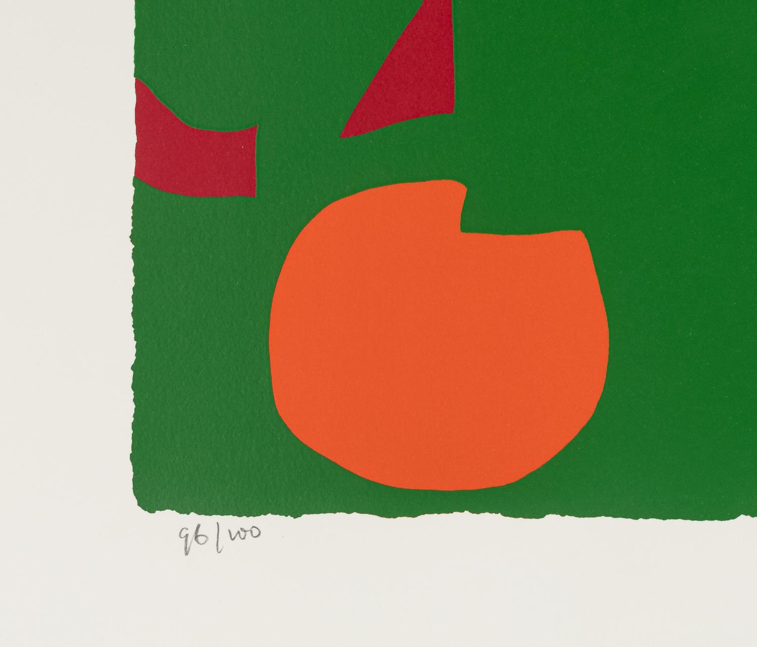 Three Reds in Magenta and Green in Blue and Three Reds in Green and Magenta in Blue (a pair of prints), 1970