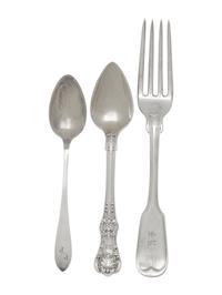 A Collection of Tiffany and Co. Silver Flatware