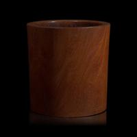 A Chinese Huanghuali Brush Pot, Qing Dynasty to Republic 晚清民國 黃花梨筆筒一件