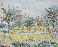 Mariette et Anna cueillent les pommes par un bel après-midi d’automne and Le verger de Fedamore (two works)