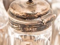 An English Silver Cruet Set