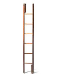 A Regency Style Folding Library Ladder