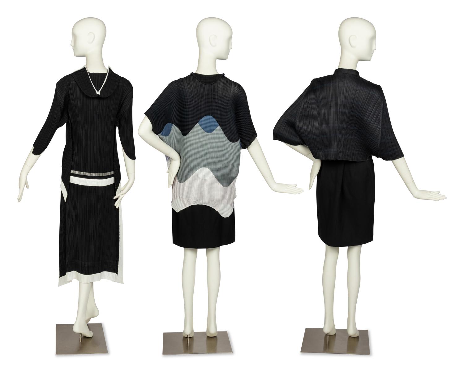 Four Issey Miyake Ensemble and Two Separates, 1990-2000s