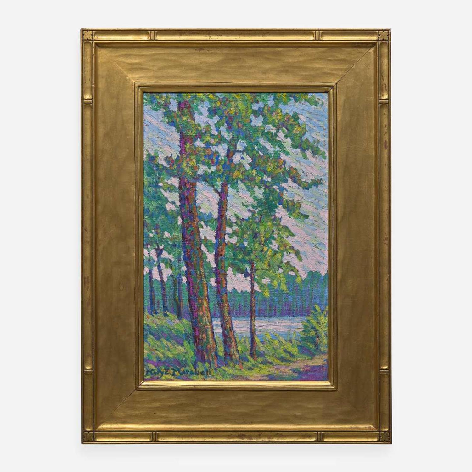 Mary E. Marshall (American, 1868-1942) The Edge of Primeval Forest (Near Lake Itasca, Minnesota)