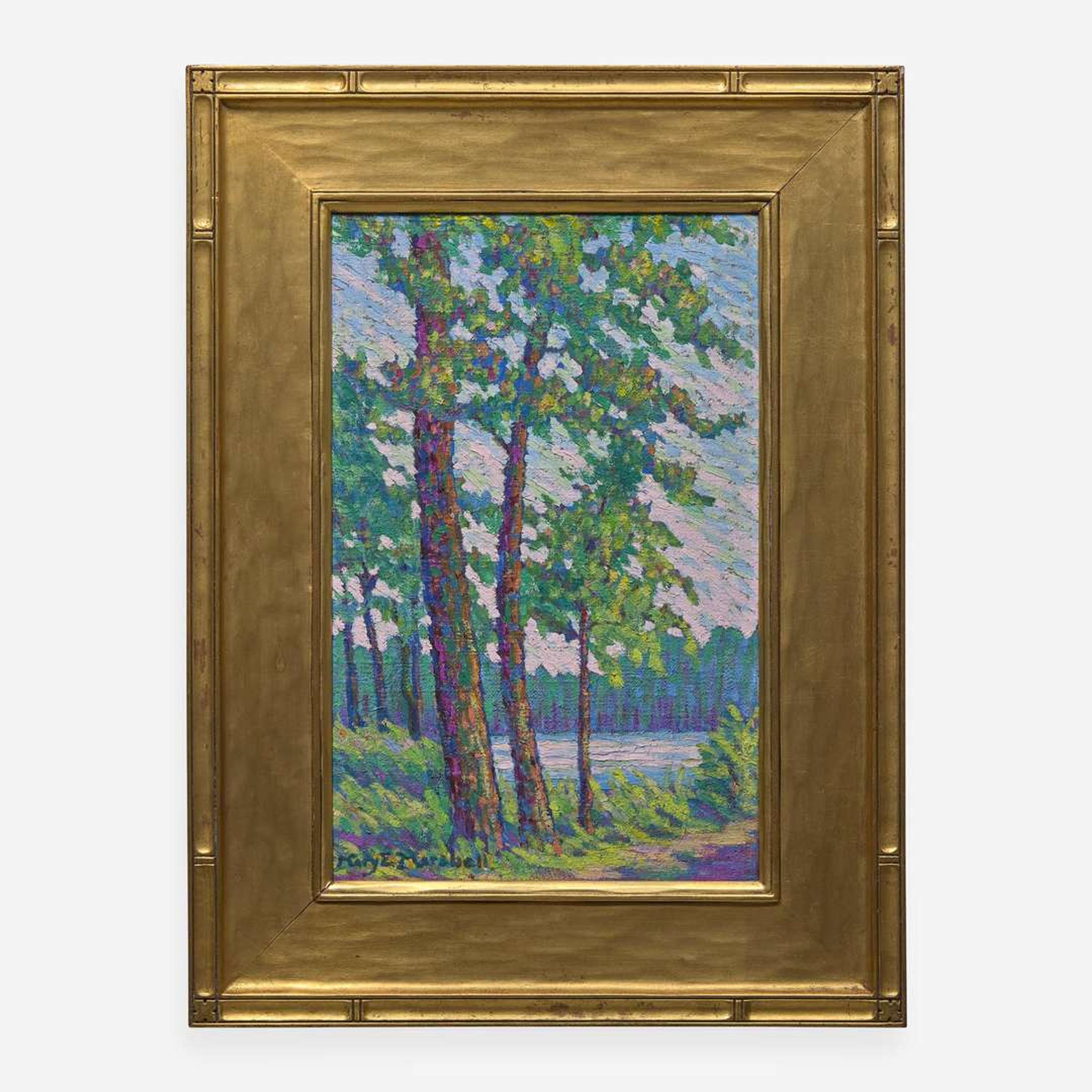 Mary E. Marshall (American, 1868-1942) The Edge of Primeval Forest (Near Lake Itasca, Minnesota)