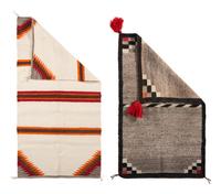 Navajo Open Field Double Saddle Blankets