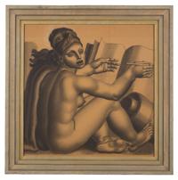 Allégorie (Preparatory Study for the Bourse du Travail, Bordeaux)